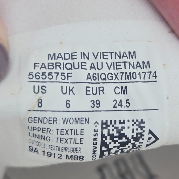 Converse Chuck Taylor All Star Sneaker - W8 Tie Dye - Picture 8 of 8